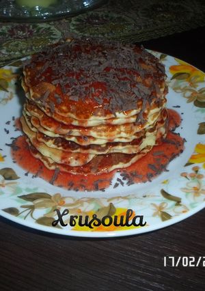 Φωτογραφία της συνταγής Αφράτα pancakes