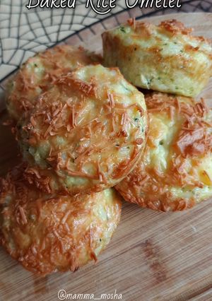 Foto resep Baked Rice Omelet Mpasi 1y+
