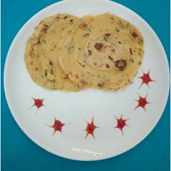 A picture of Gram flour chilla.
