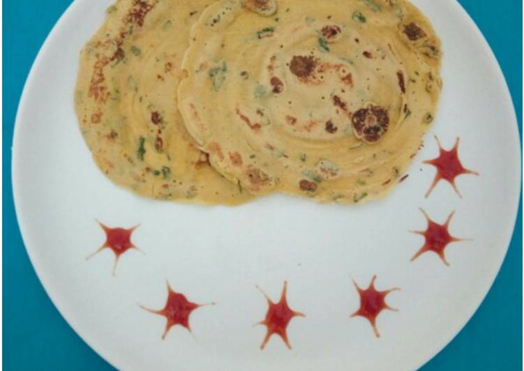 Gram flour chilla