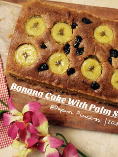 Foto resep Banana Cake with Palm Sugar / Cake Pisang Gula Palm