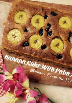 Foto resep Banana Cake with Palm Sugar / Cake Pisang Gula Palm