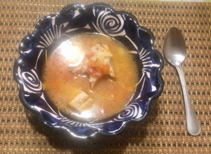 Una foto de Caldo de pescado