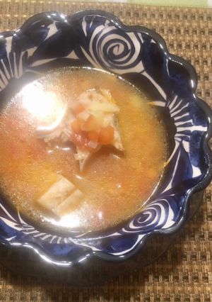 Una foto de Caldo de pescado