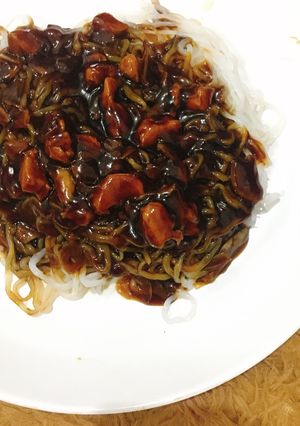 Foto resep Jjangmyeon Shirataki / DIET FOOD SHIRATAKI JJANGMYEON