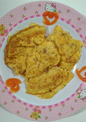 Foto resep Telur Dadar Tuna