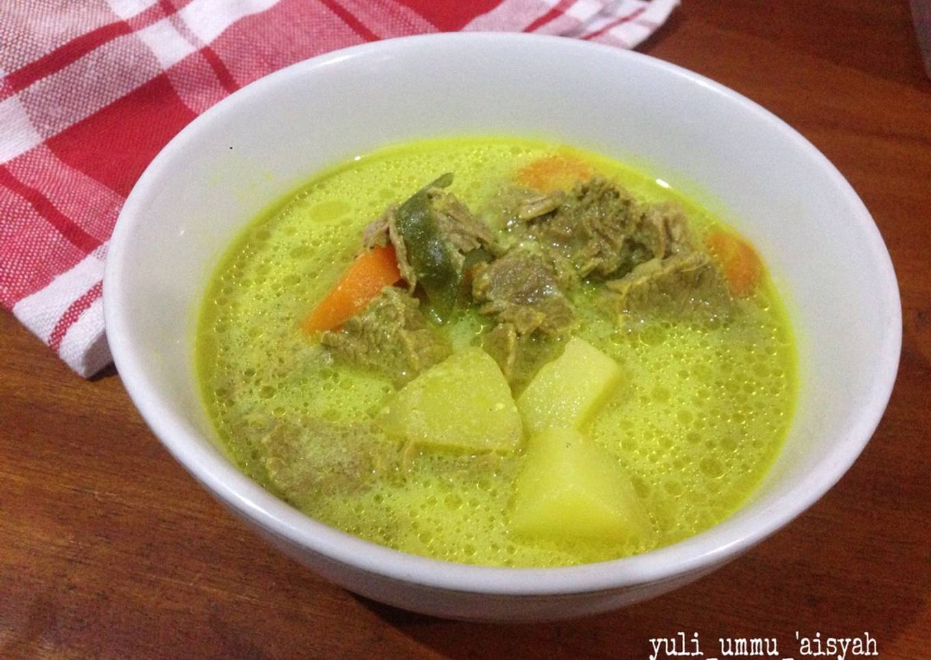 Soto Betawi (kuah Santan)