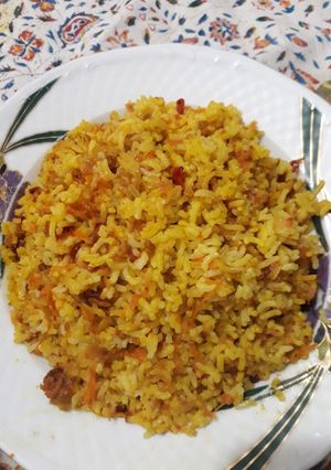 عکسی از دستور هویج پلو