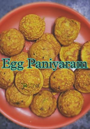 A picture of Masala Muttai Paniyaram Recipe | Egg Paniyaram (With Veggies).