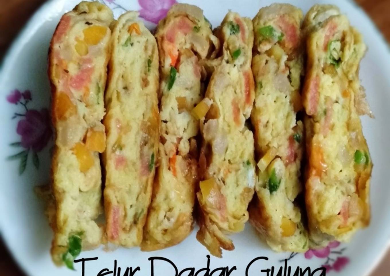 121.Telur dadar gulung (ala korea)