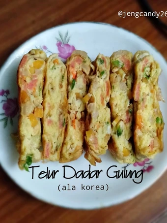 Cara Gampang Membikin Resep 121.Telur dadar gulung (ala korea) yang Lezat Sekali Anti Ribet, Menggugah Selera