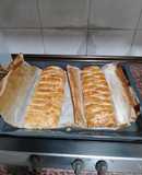 Hojaldre de pollo y champiñones