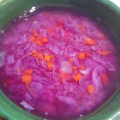 Una foto de Sopa Morada