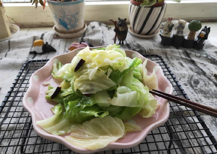 水波爐高麗菜