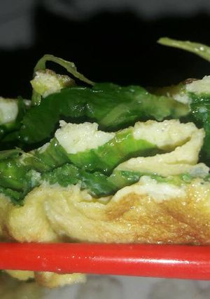 Foto resep Telur gulung sawi putih lumer