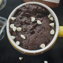 A picture of Nutella Mug Cake.