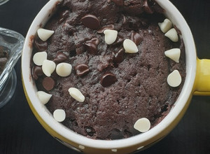 A picture of Nutella Mug Cake.