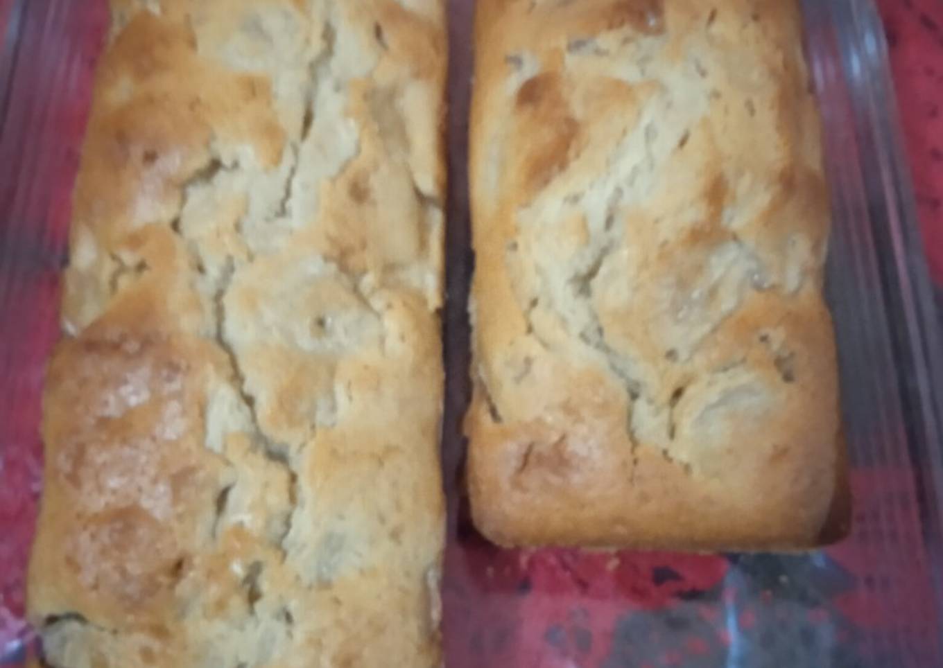 Pastel (panqué) de plátano