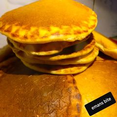 A picture of Signature custard pancakes.