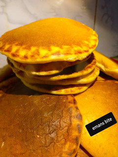A picture of Signature custard pancakes.