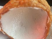 Una foto de merengue vegano