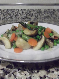 Una foto de Salteado de verduras