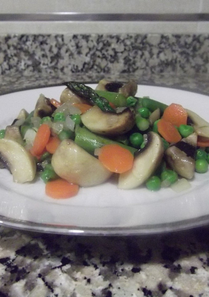 Una foto de Salteado de verduras