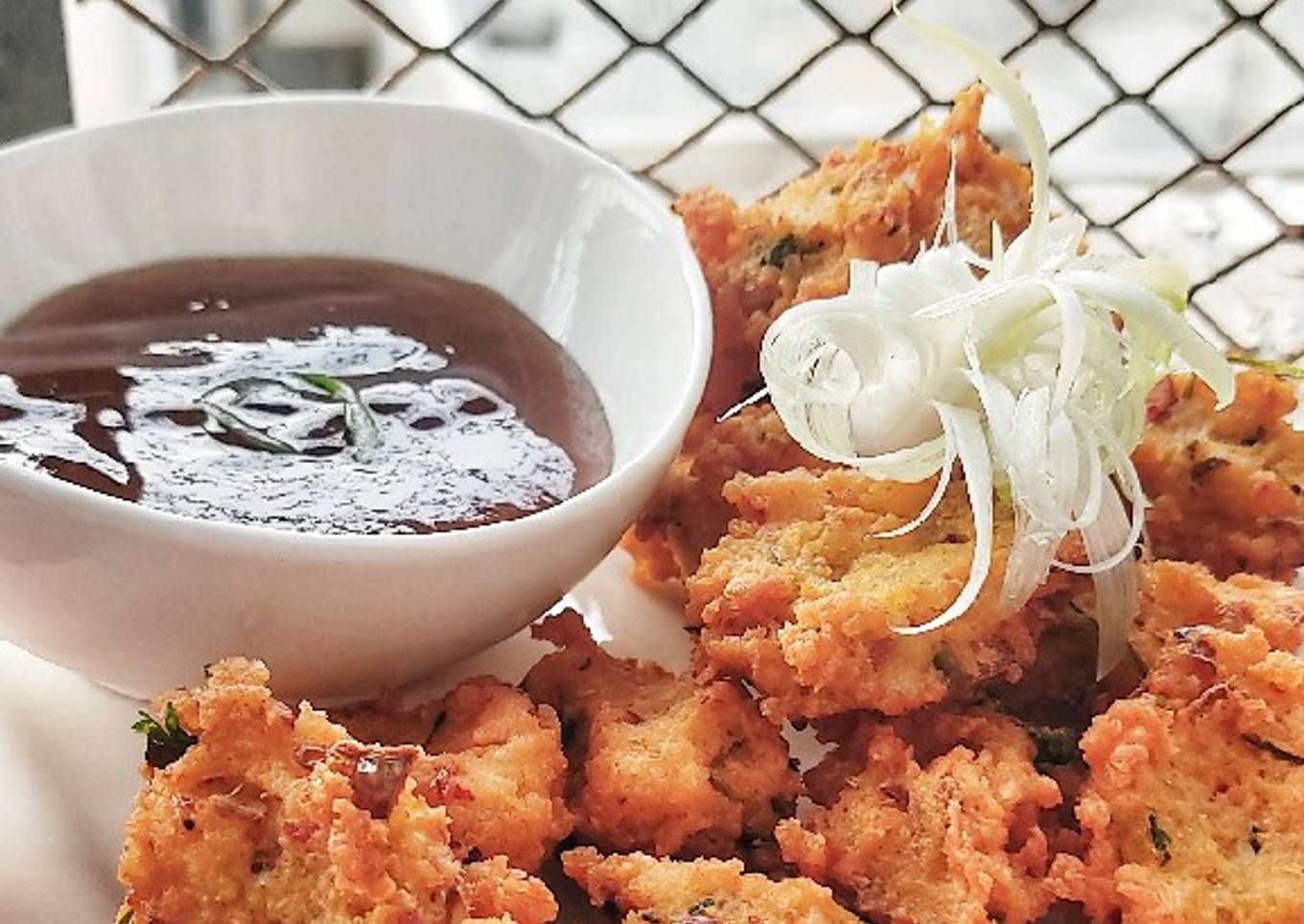 Rice pakoras