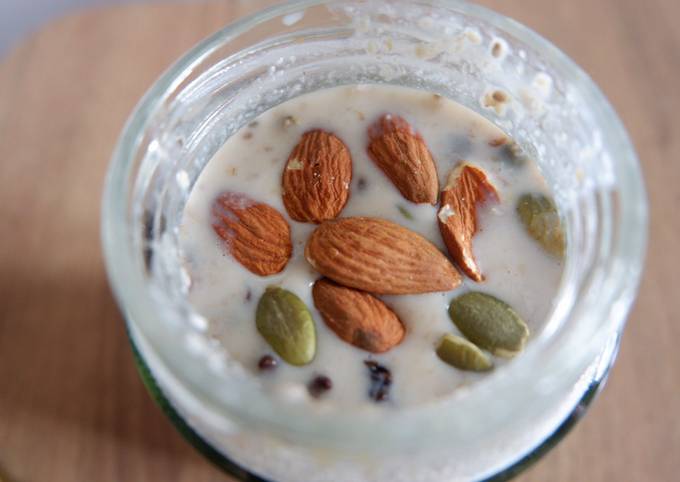 Cara Gampang Membuat ✨41 Overnight oats Caramel Machiato, Enak