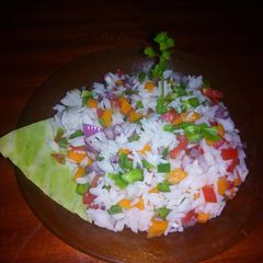 Rice Salad #4WeeksChallenge #CharityRecipe A picture of Rice Salad #4WeeksChallenge #CharityRecipe.