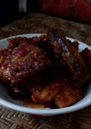 Foto resep Balado cucut panggang (ikan pari asap)
