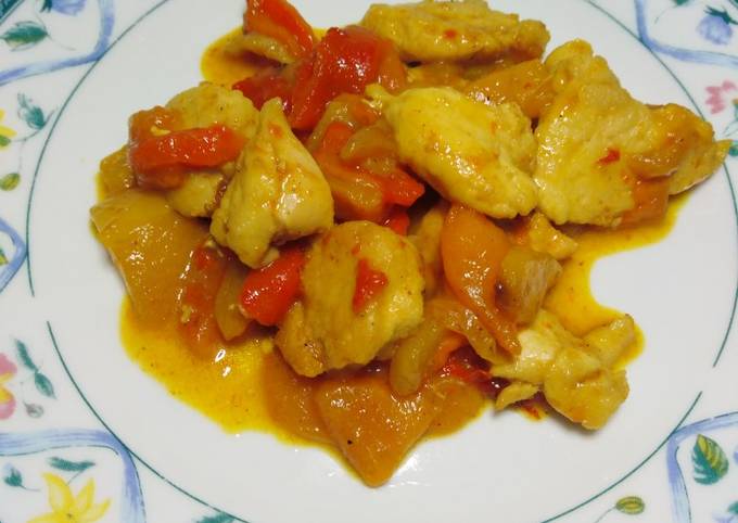 Bocconcini di Pollo 🐔🐔🐔 con peperoni
