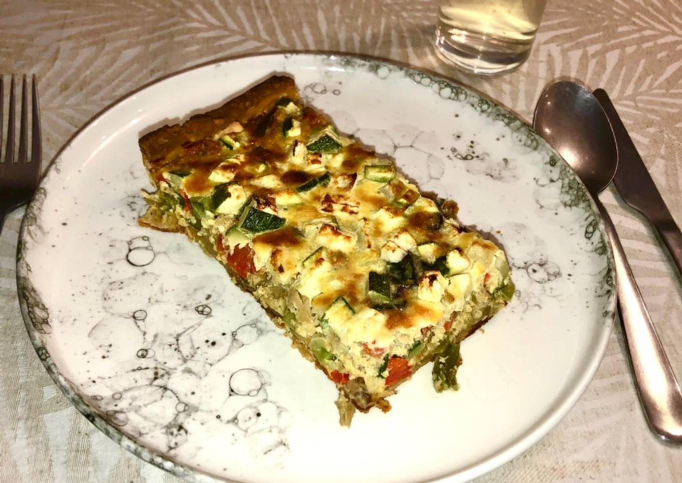 Tartaleta de verduras en Thermomix