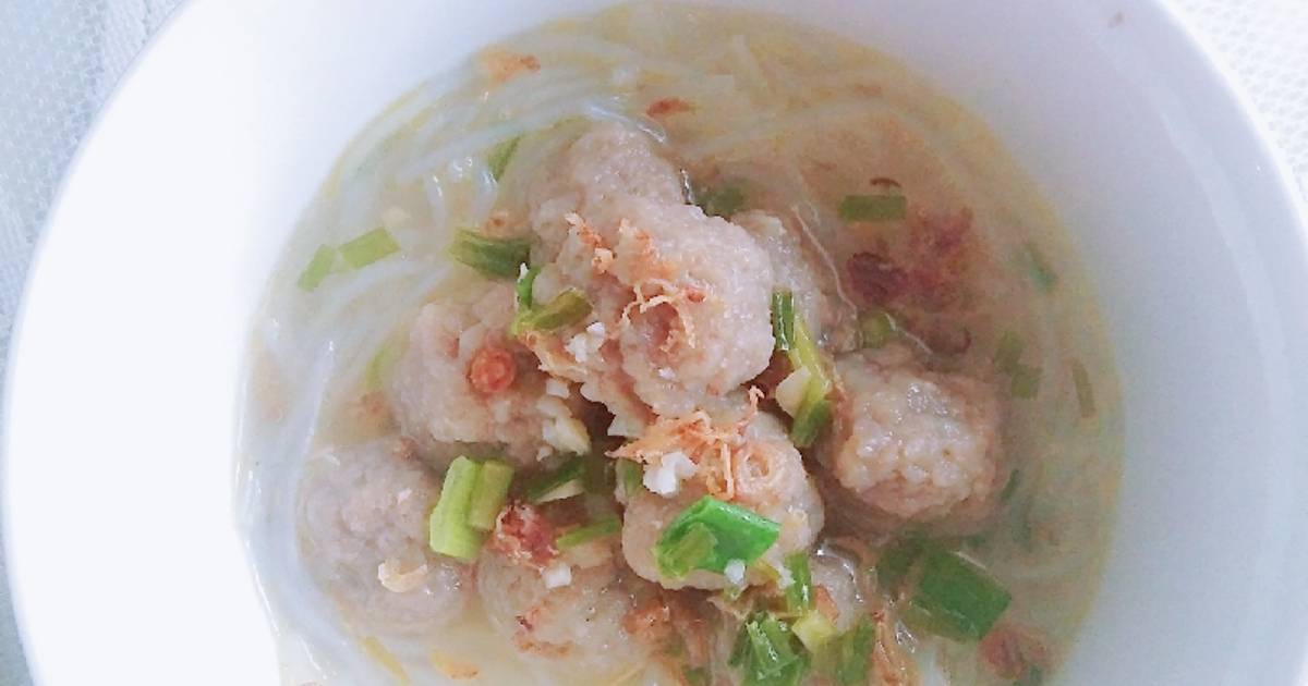 Resep Bakso Sapi Kenyal Dan Sehat Oleh Wenyta Cookpad