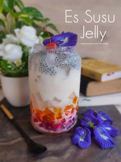 Foto resep Es Susu Jelly