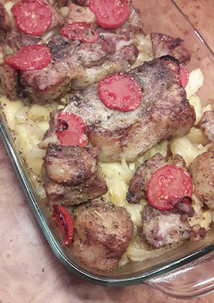 Картофель с мясом
