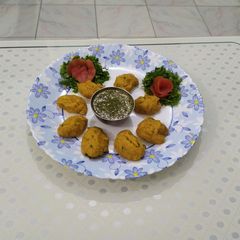 Masoor dal steamed pakora A picture of Masoor dal steamed pakora.