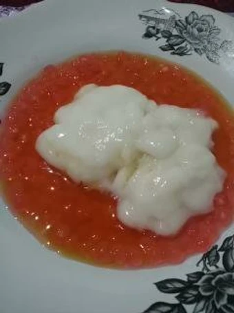 Langkah Gampang Menyiapkan Resep Bubur sumsum mutiara yang Uenak Anti Ribet, Sempurna