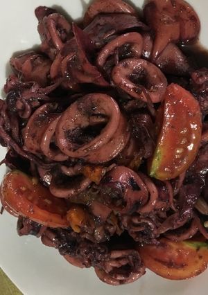 Foto resep Cumi tumis tomat