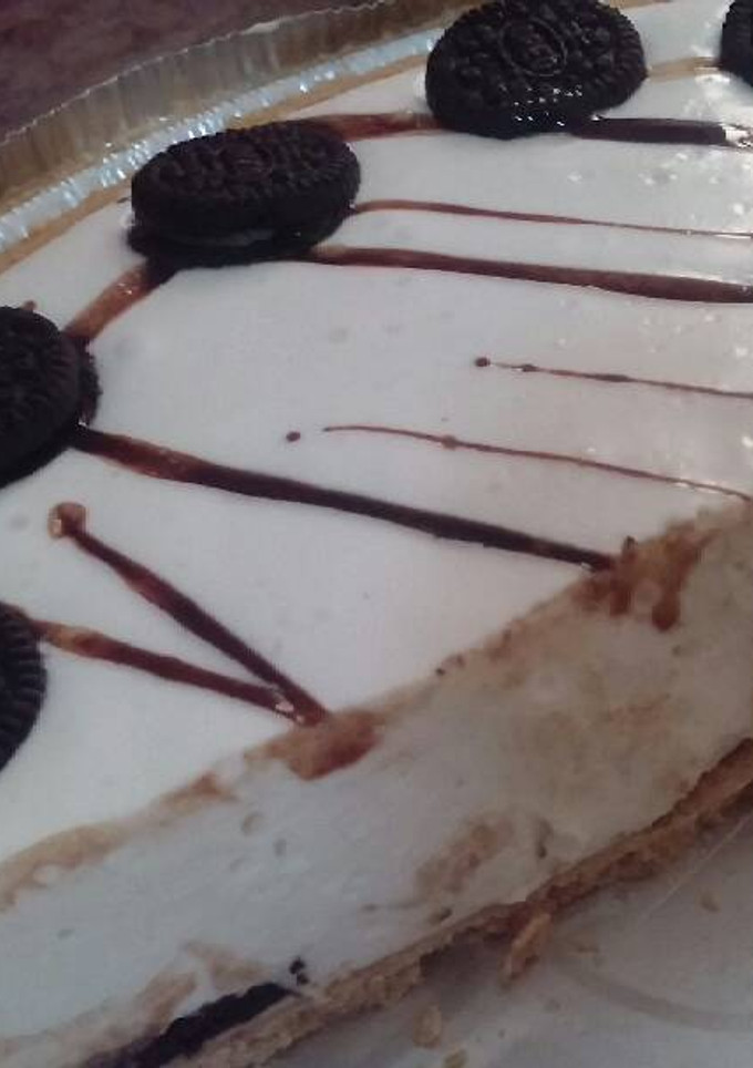 Una foto de Cheesecake de oreo y chocolate