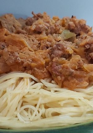 Una foto de Salsa boloñesa picante