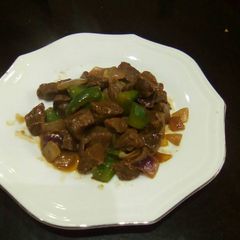 Dry beef fry A picture of Dry beef fry.