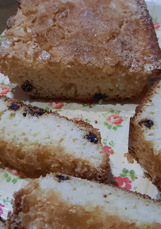 Una foto de Budín matero con pasas