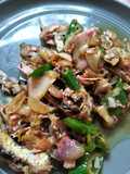 Tumis Ikan Asin Japuh Kecombrang Cabe Hijau