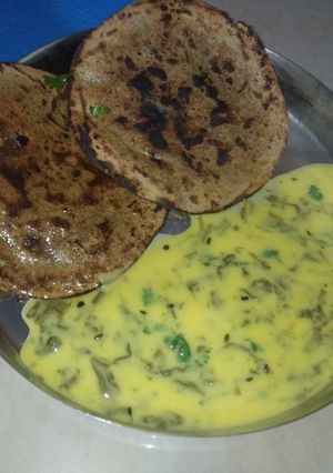 પાલક ની કઢી (Palak Kadhi Recipe In Gujarati) રેસીપી મુખ્ય ફોટો