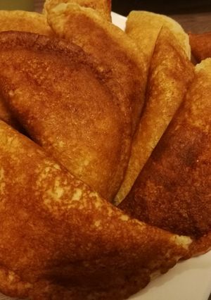 صورة لوصفة قطايف مقلية بالجبنة