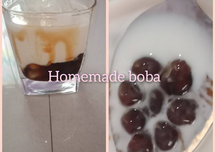 Resep Homemade boba brown sugar Anti Gagal