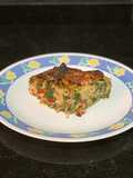 Quiche de salmón y espinaca