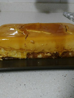 Una foto de Pudding de queso y sobaos