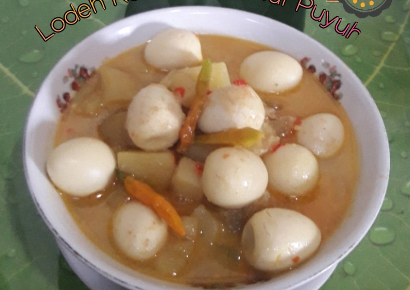 Lodeh Kentang & Telur Puyuh